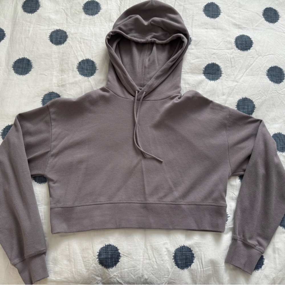 Sunday Best Light Gray Textured Knit Top